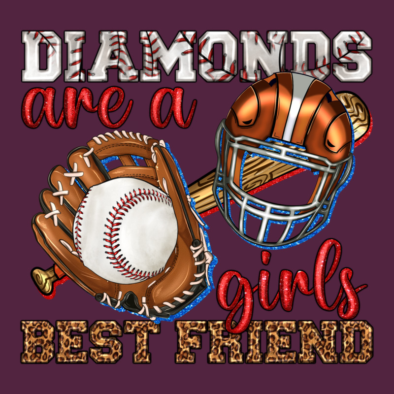 Diamonds Are A Girls Best Friend Baseball Urban Hoodie by texasbilliewilder | Teevron