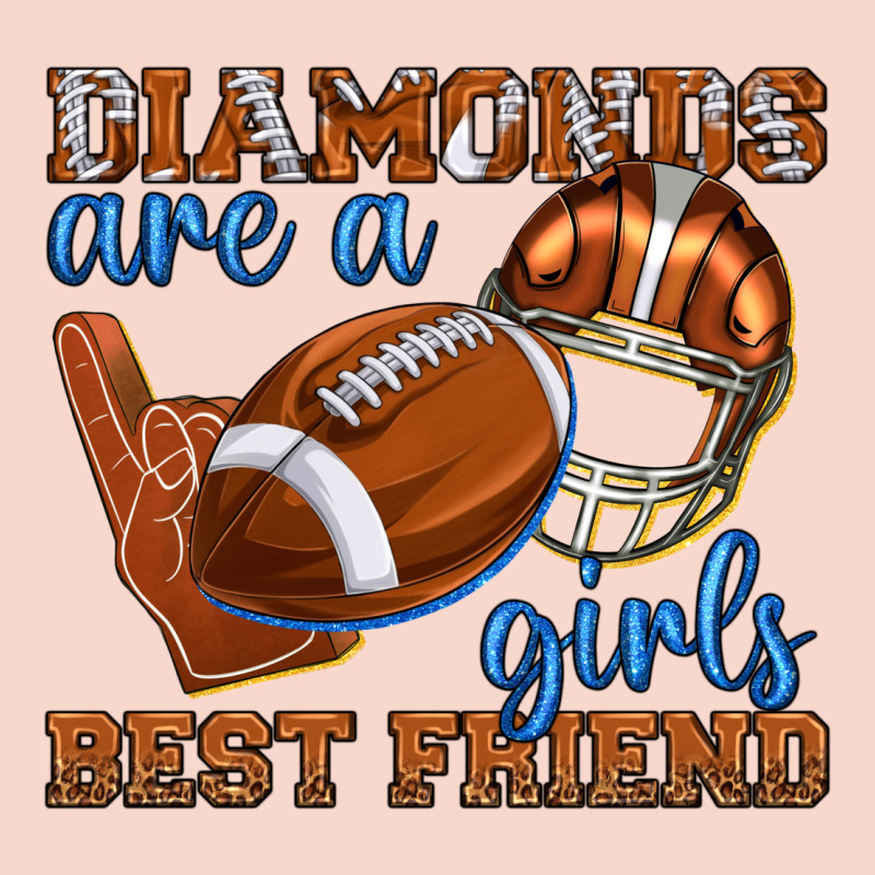 Diamonds Are A Girls Best Friend Football Urban Hoodie by texasbilliewilder | Teevron