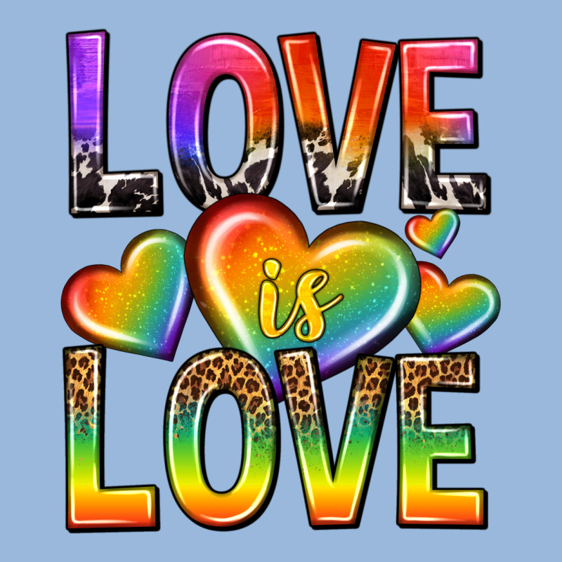 Love Is Love With Hearts Premium Hoodie by texasbilliewilder | Teevron