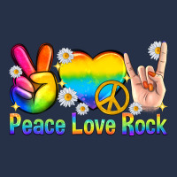 Peace Love Rock Pride Premium Hoodie | Teevron