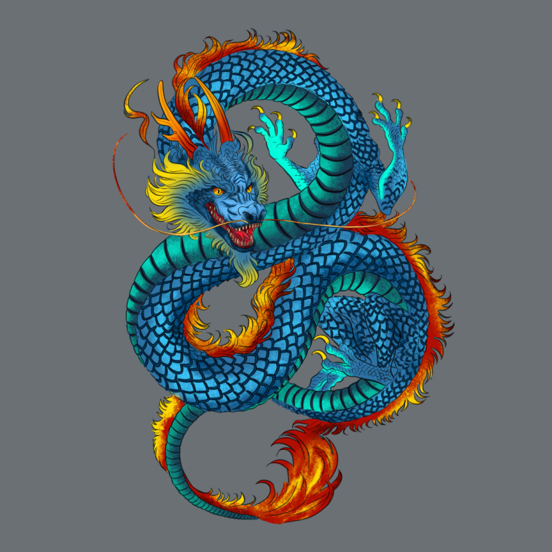 Blue Dragon Premium Hoodie by RanaPortraitStore | Teevron