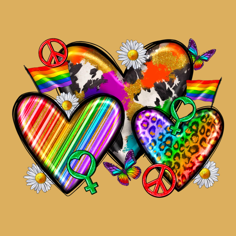 Pride Hearts Premium Hoodie by texasbilliewilder | Teevron