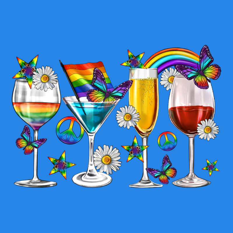 Pride Lgbtq Wine Cups And Glasses Premium Hoodie by texasbilliewilder | Teevron