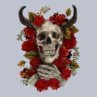 Bull Human Skull With Roses Premium Hoodie | Teevron