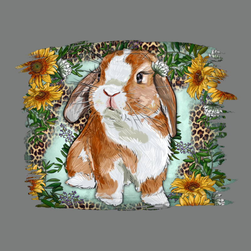 Bunny With Flower Leopard Premium Hoodie by RanaPortraitStore | Teevron