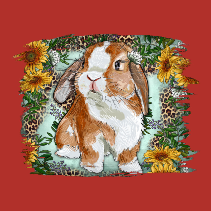 Bunny With Flower Leopard Premium Hoodie by RanaPortraitStore | Teevron