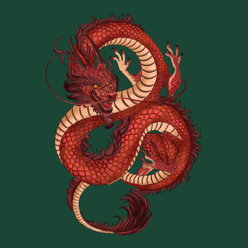 Red Dragon Urban Hoodie by RanaPortraitStore | Teevron