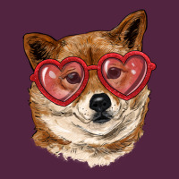 Shiba Inu With Love Glasses Urban Hoodie | Teevron