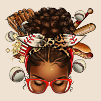 Baseball Afro Messy Bun Urban Hoodie | Teevron