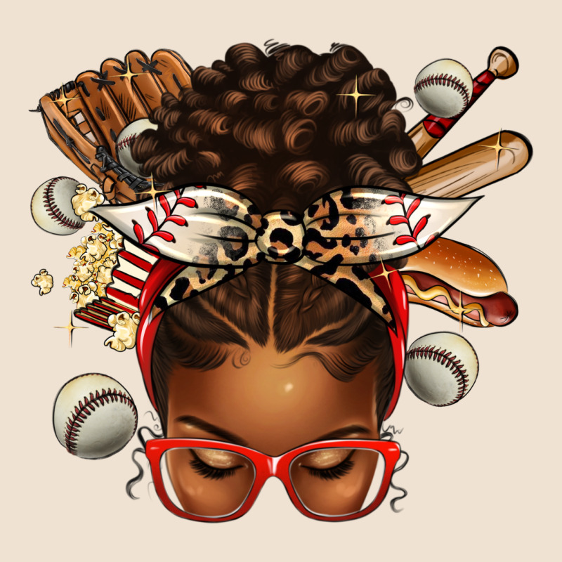 Baseball Afro Messy Bun Urban Hoodie by texasbilliewilder | Teevron