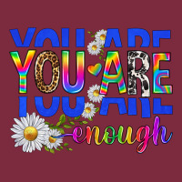 You Are Enough With Daisies Premium Hoodie | Teevron