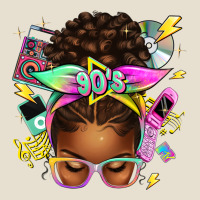 90s Afro Messy Bun Urban Hoodie | Teevron