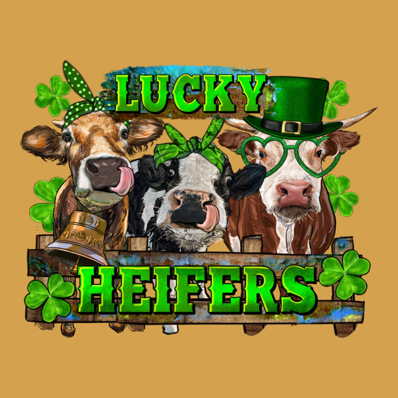 St Patricks Day Lucky Heifers Urban Hoodie by RanaPortraitStore | Teevron