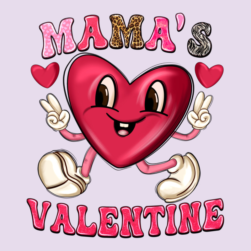 Mamas Valentine With Cute Heart Premium Hoodie by texasbilliewilder | Teevron