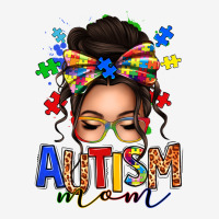 Autism Mom Afro Messy Bun (1) Urban Hoodie | Teevron