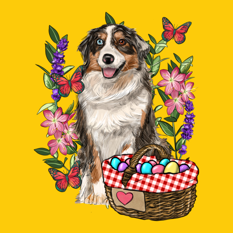 Easter Aussie Australian Shepherd Premium Hoodie by RanaPortraitStore | Teevron