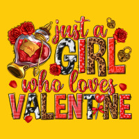 Just A Girl Who Loves Valentine Premium Hoodie | Teevron
