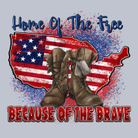 Home Of The Free Because Of The Brave Premium Hoodie | Teevron