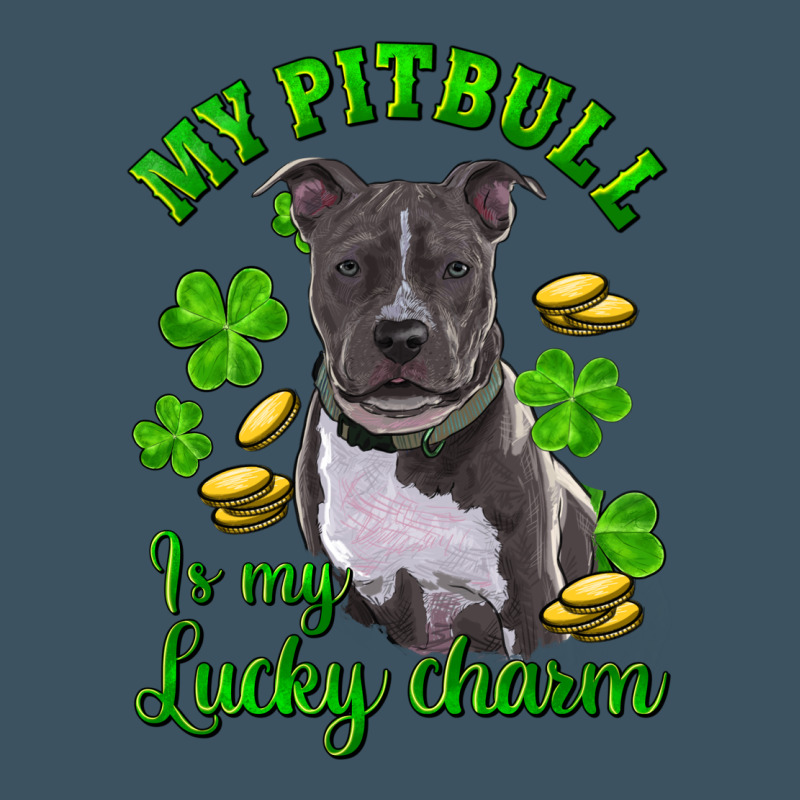 St. Patrick's Day My Pitbull Is My Lucky Charm Urban Hoodie by RanaPortraitStore | Teevron