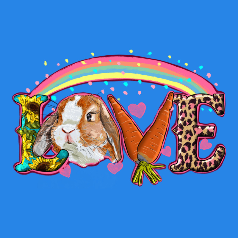 Easter Bunny Love With Rainbow Premium Hoodie by RanaPortraitStore | Teevron