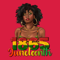 1865 Juneteenth With Afro Black Woman Premium Hoodie | Teevron