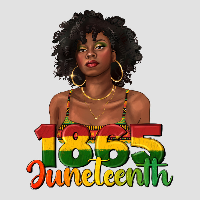1865 Juneteenth With Afro Black Woman Premium Hoodie by texasbilliewilder | Teevron