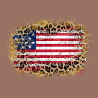 America Leopard Glitter Flag Premium Hoodie | Teevron