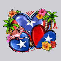 Puerto Rico Hearts Urban Hoodie | Teevron
