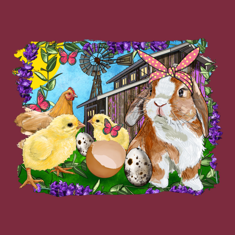 Easter Farm Chicks And Bunny Premium Hoodie by RanaPortraitStore | Teevron