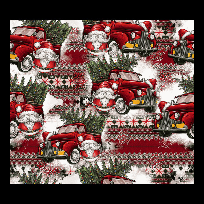 Vintage Christmas Car Pattern Premium Tee by CowhideDigitalArt | Teevron
