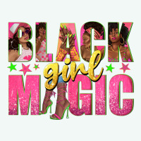 Black Girl Magic With Afro Black Women Premium Hoodie | Teevron