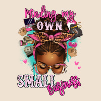 Minding My Own Small Business Afro Messy Bun Urban Hoodie | Teevron