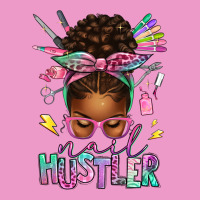 Nail Hustler Afro Messy Bun Urban Hoodie | Teevron