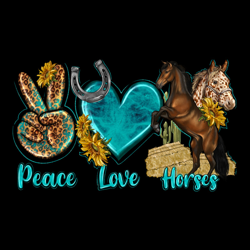 Peace Love Horses Tbw Urban Hoodie by texasbilliewilder | Teevron