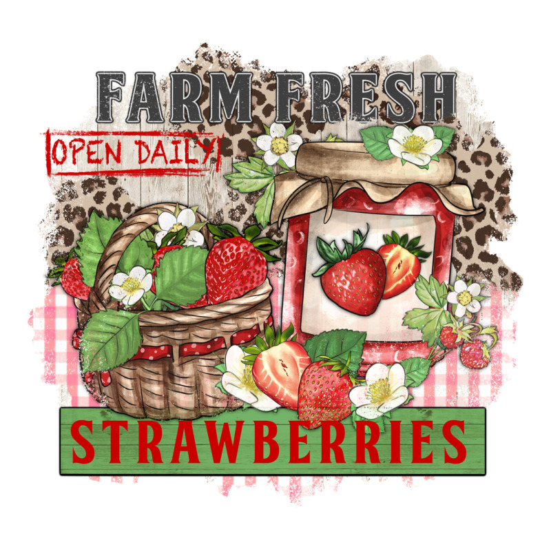 Farm Fresh Strawberries Premium Hoodie by Zillion Design Studio | Teevron