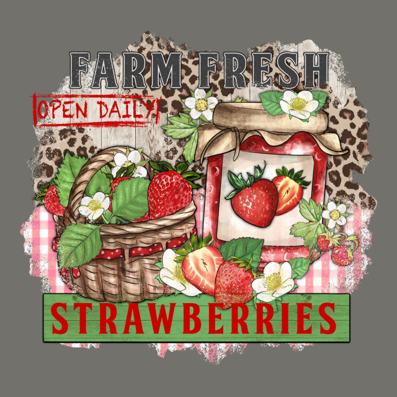 Farm Fresh Strawberries Premium Hoodie by Zillion Design Studio | Teevron
