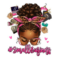 small business afro messy bun | Teevron