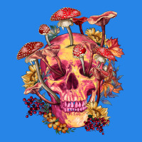 Floral Skeleton With Mushrooms Premium Hoodie | Teevron
