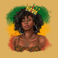 Black Queen With Juneteenth Flag Premium Hoodie | Teevron