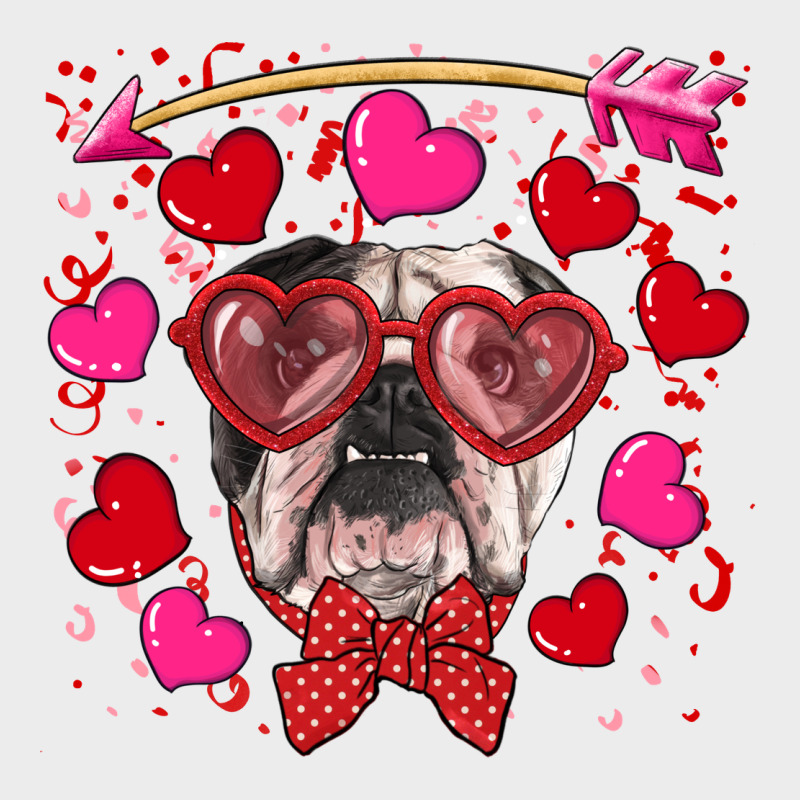 Valentine's Day  English Bulldog Urban Hoodie by RanaPortraitStore | Teevron