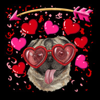 Valentine's Day  Pug Urban Hoodie | Teevron