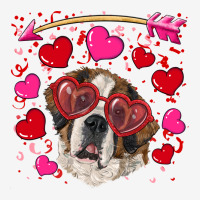 Valentine's Day  Saint Bernard Dog Urban Hoodie | Teevron