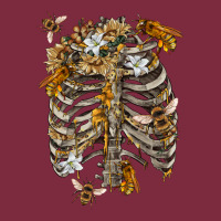 Flower Rib Cage Bees Premium Hoodie | Teevron