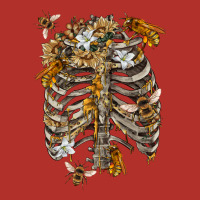Flower Rib Cage Bees Premium Hoodie | Teevron
