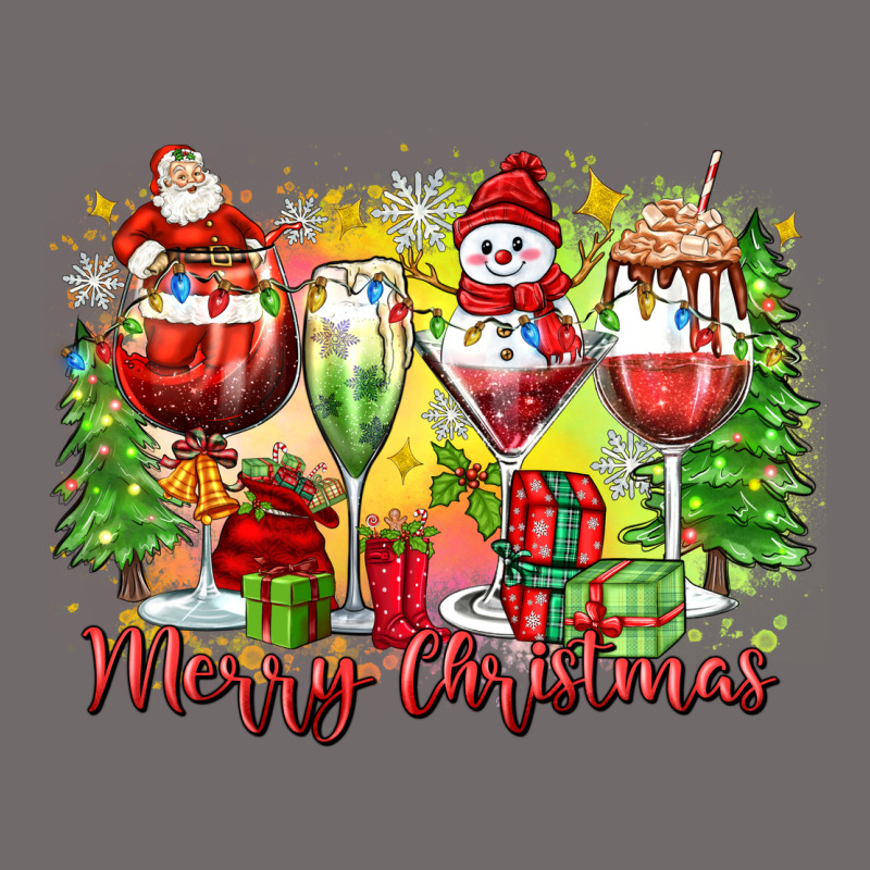 Merry Christmas Wine Glasses Urban Hoodie by Zillion Design Studio | Teevron