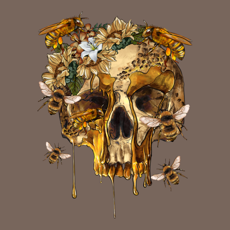 Flower Skeleton Bees Premium Hoodie by RanaPortraitStore | Teevron