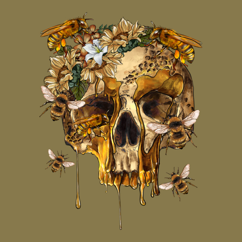 Flower Skeleton Bees Premium Hoodie by RanaPortraitStore | Teevron