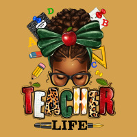 Teacher Life Afro Messy Bun Urban Hoodie | Teevron