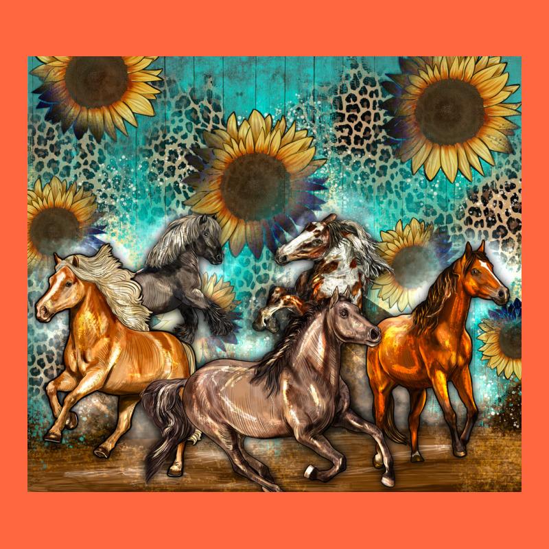 Western Horses Premium Hoodie by Zillion Design Studio | Teevron