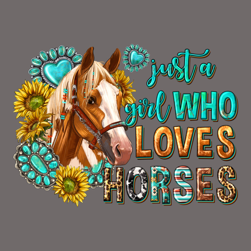 Western Just A Girl Who Loves Horses Urban Hoodie by texasbilliewilder | Teevron